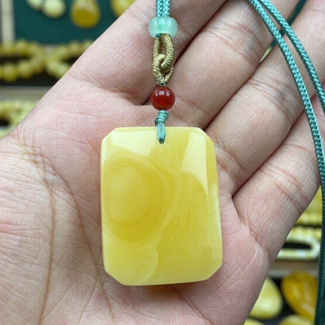 琥珀裸石未镶嵌琥珀蜜蜡