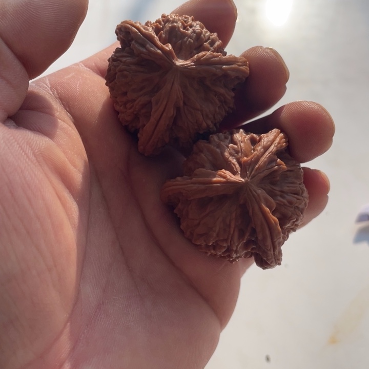 文玩核桃吊坠三棱