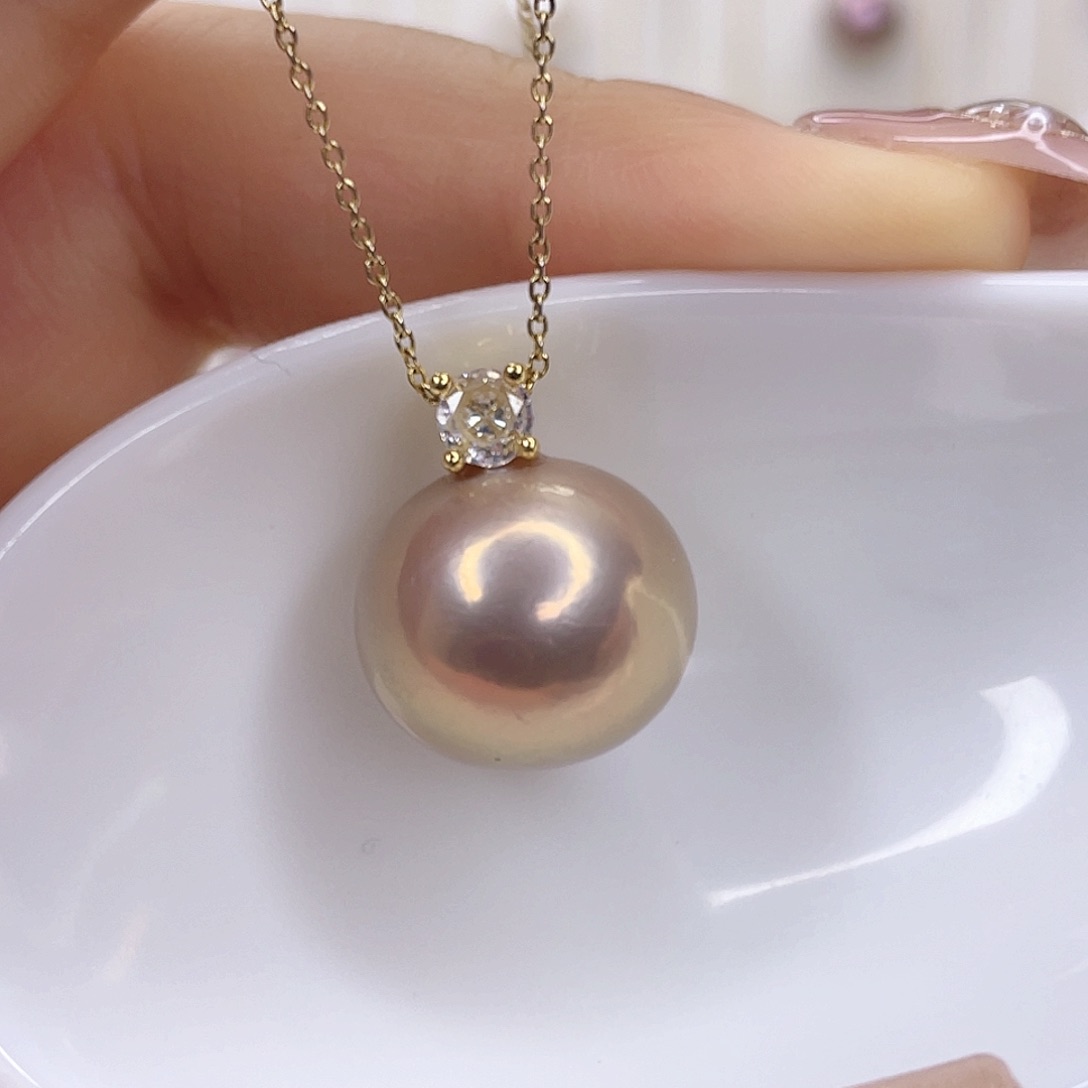 淡水珍珠未镶嵌吊坠(赠链)