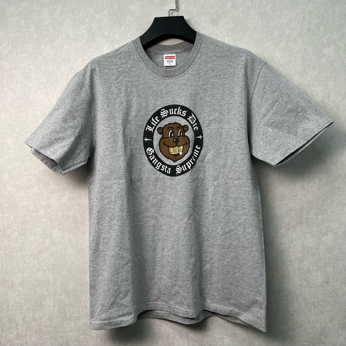 95新 Supreme Supreme小熊金牙短袖 XL码