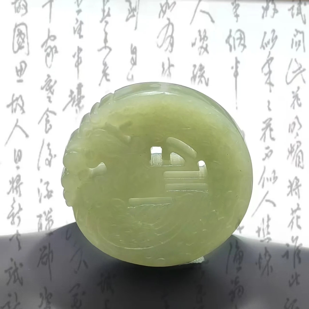 【基地先鉴后发】高档藏收级和田玉吉光凤羽多样性发货拍一发一
