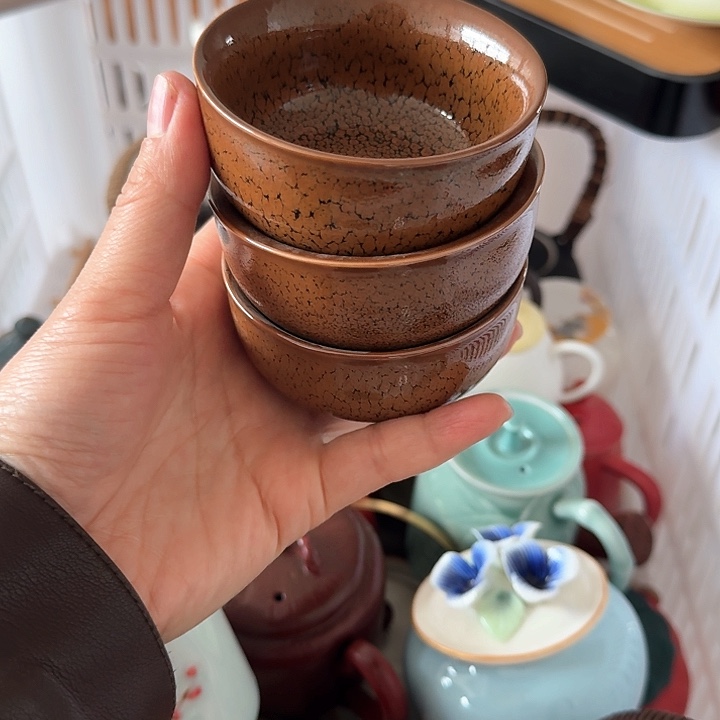 微瑕陶瓷茶具茶杯茶壶