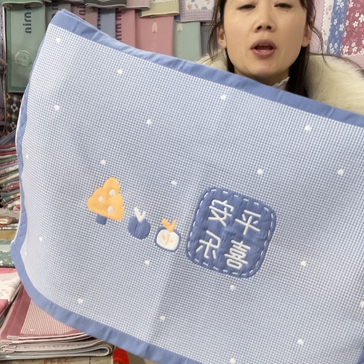 棉特价促销蓝色平安喜乐