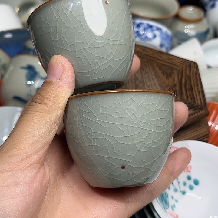 2只微瑕茶具茶具茶具茶具