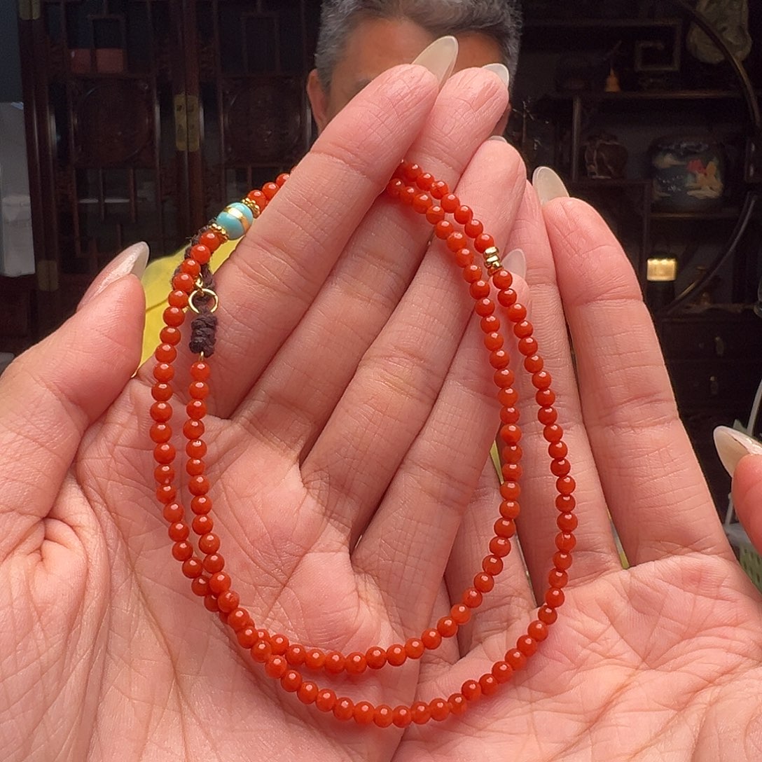 南红玛瑙手串未镶嵌HJ050