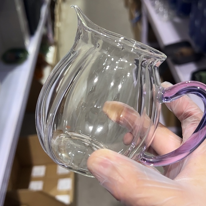 孤品 紫色南瓜公杯 