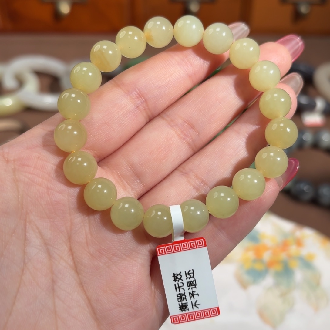 和田玉（糖玉）手链未镶嵌