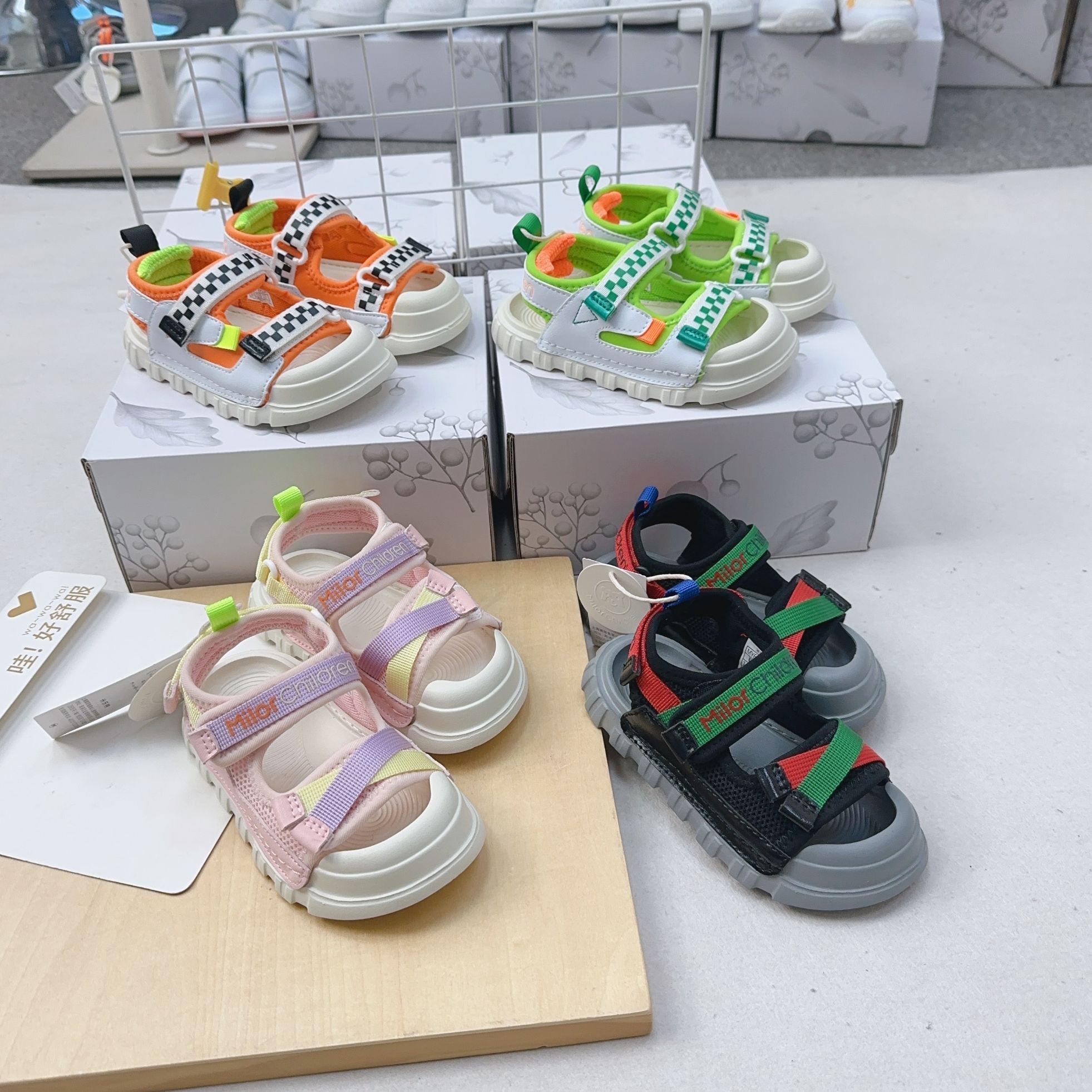 8923米乐熊 男女宝休闲稳步鞋健步鞋子儿童鞋子凉鞋夏季