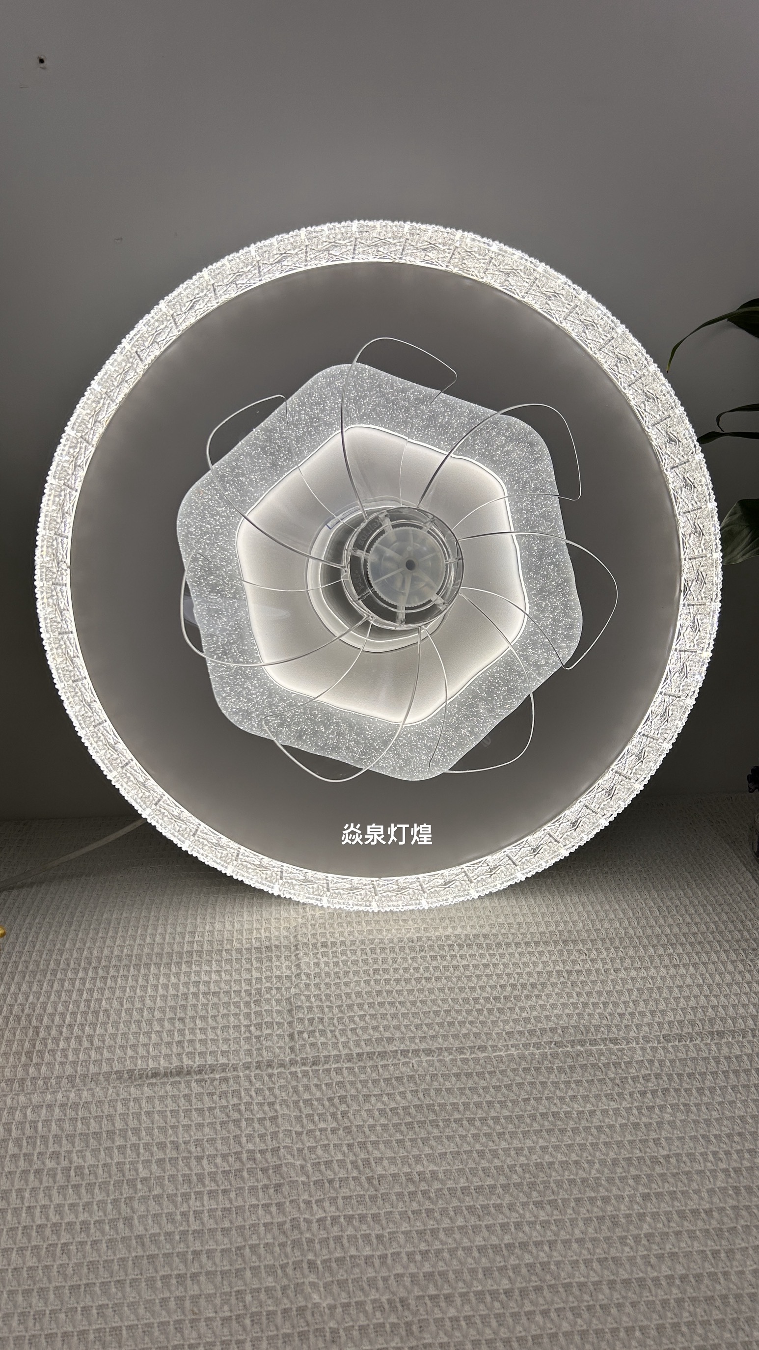 风扇灯新款卧室风扇灯智能摇头吸顶灯儿童房静音灯具护眼变频电扇
