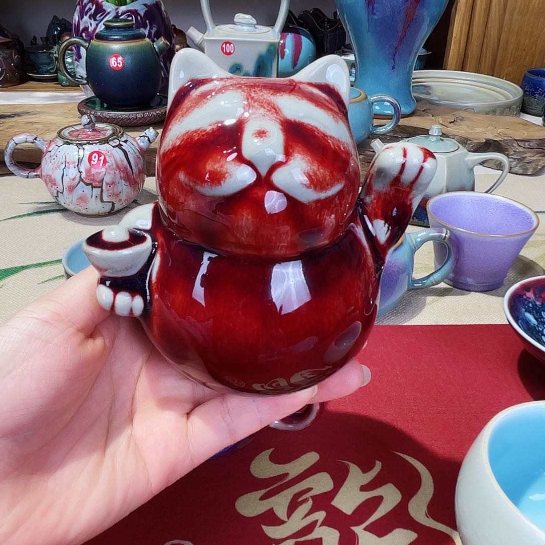 壶禹州钧瓷艺术作品