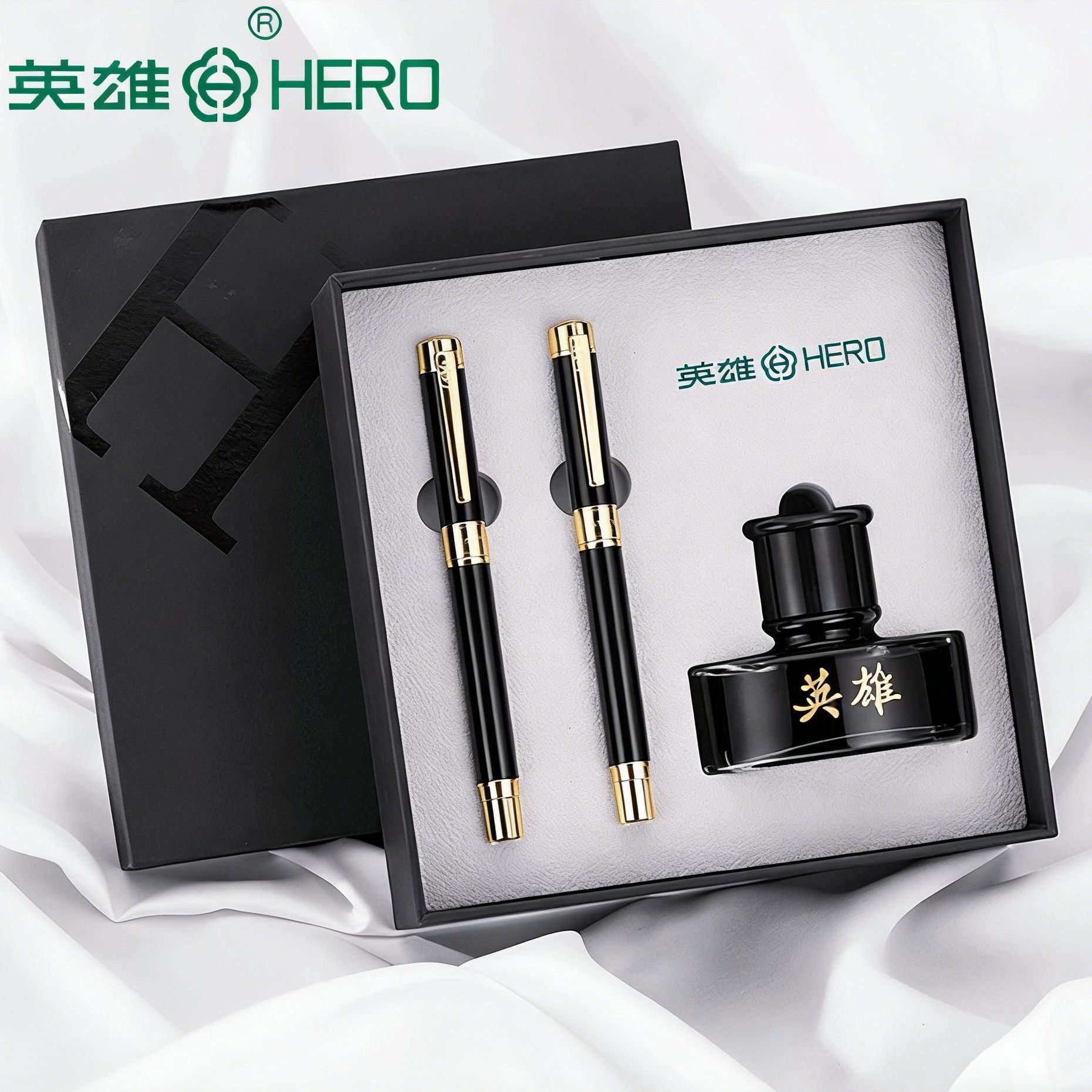HERO/英雄e508精致钢笔套装商务高端送礼专用办公学生练字美工笔