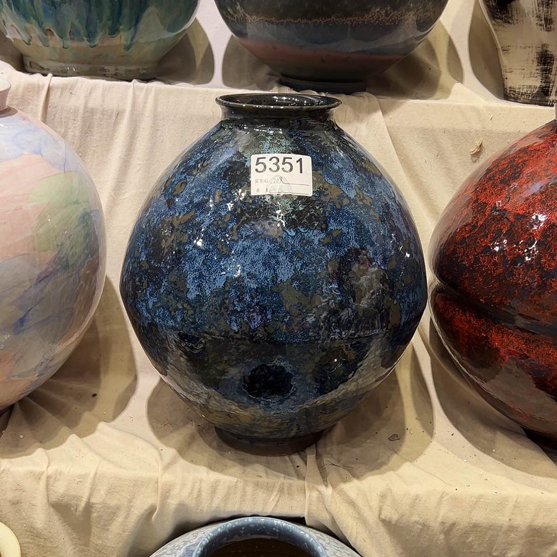 瓶5351高34口9陶瓷花瓶无孔