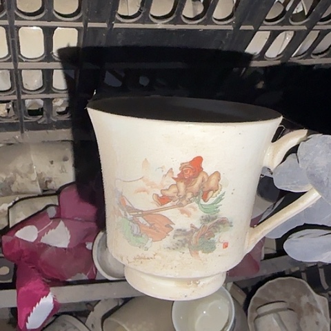 瓷片国营厂库存象牙瓷