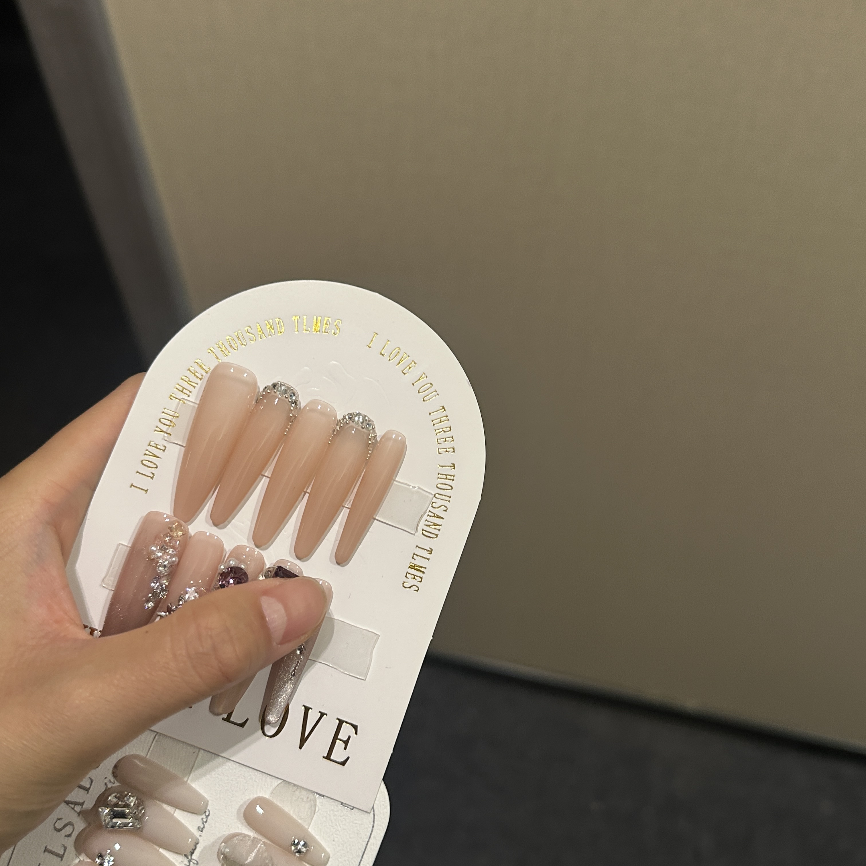 【素素】锆石/纯手工/气质简约夏日穿戴式清新冰透夏季裸色