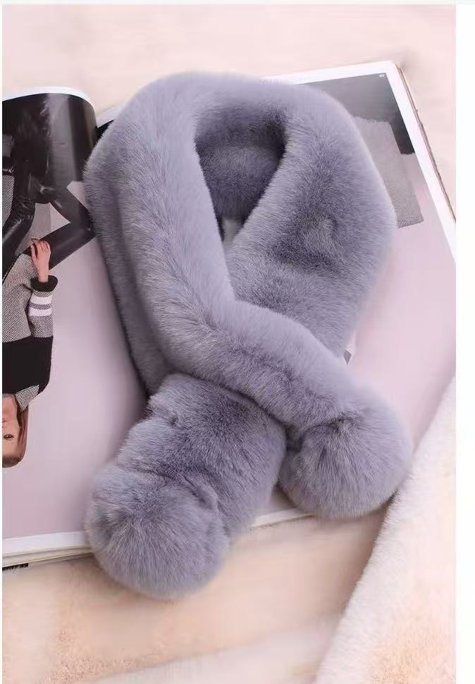 儿童毛绒围脖