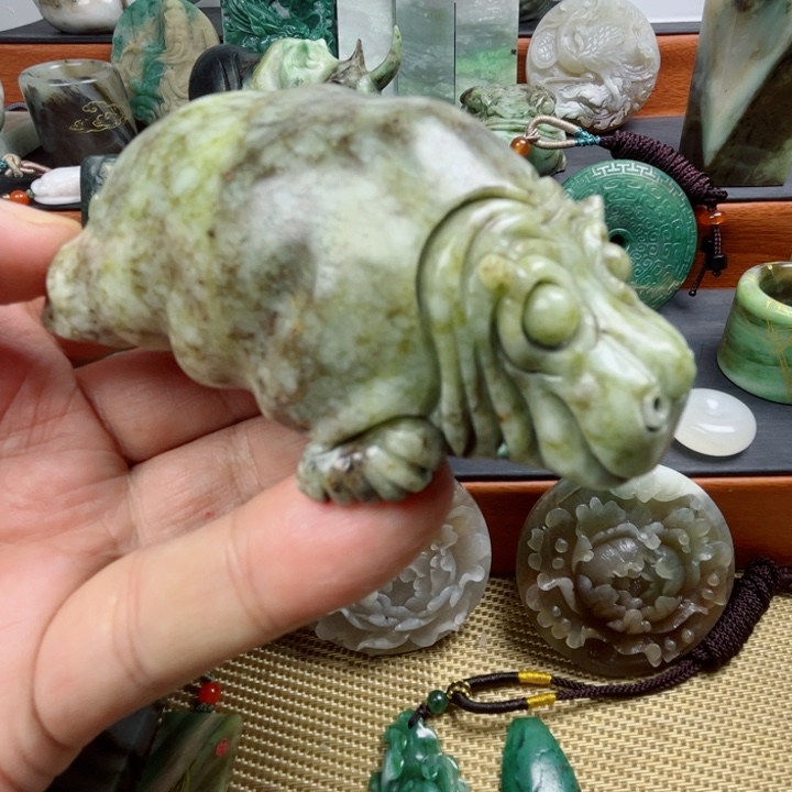 未镶嵌独山玉珠宝半成品