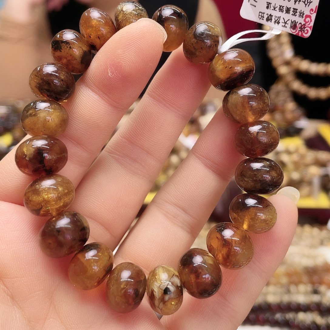 琥珀裸石未镶嵌十二10698