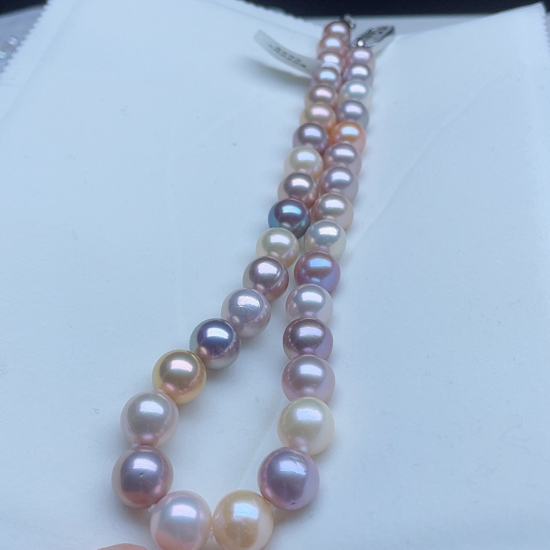 淡水珍珠颈饰银S925镶嵌