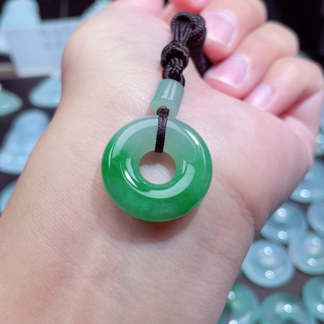 颈饰未镶嵌翡翠甜甜圈