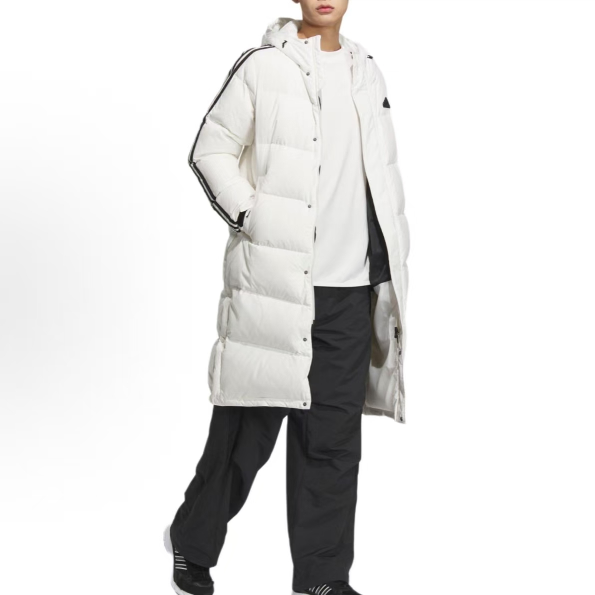 热销adidas /阿迪达斯 防风防水保暖羽绒服 男女同款 白色JM9152