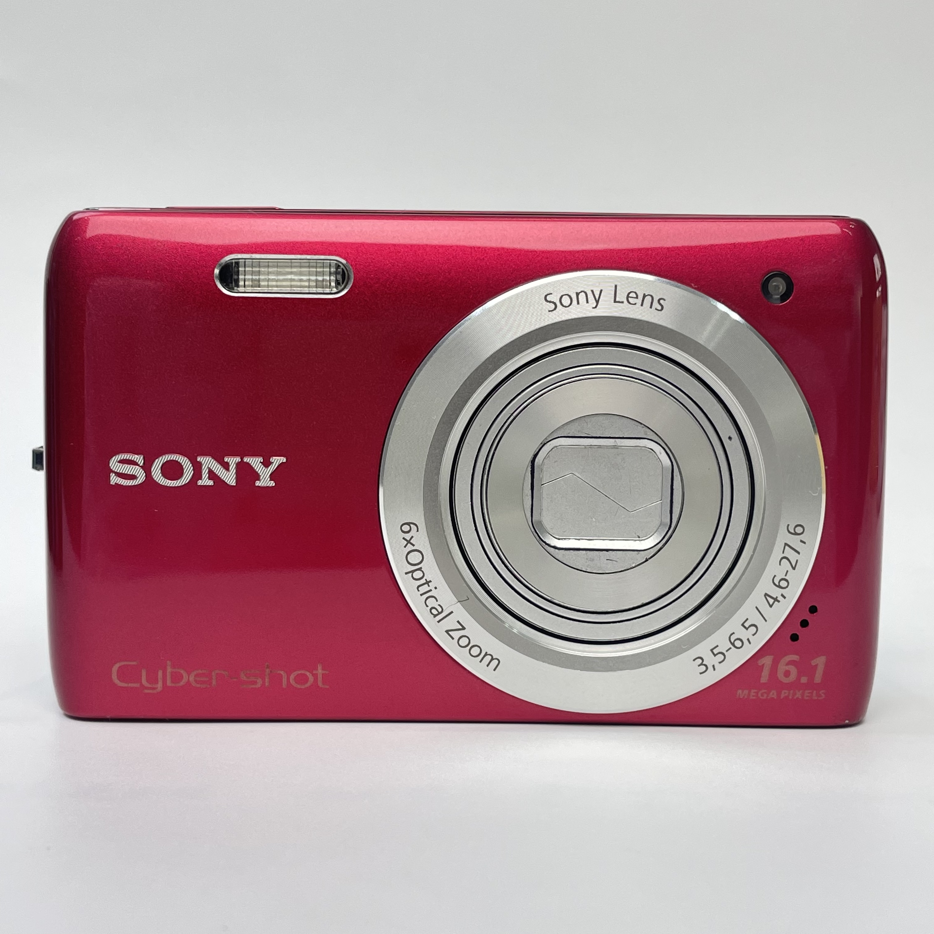 95新 Sony/索尼 w670粉色1610万像素6倍变焦复古ccd数码相机
