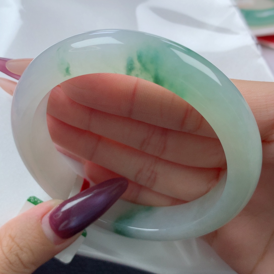 未镶嵌手镯翡翠缅甸天然翡翠A货60