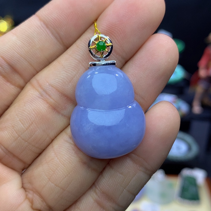 翡翠手链18K金镶嵌 翡翠 