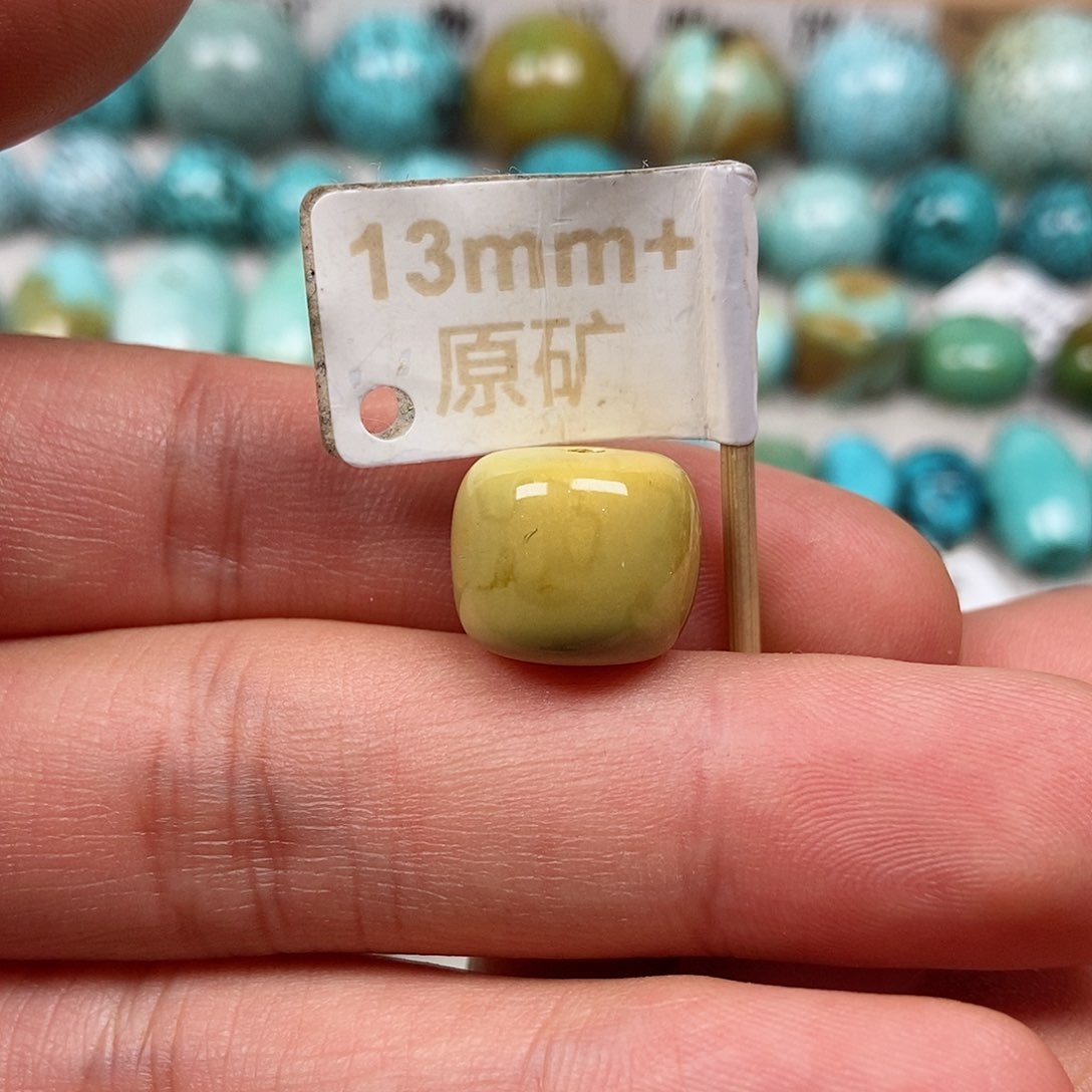 未镶嵌绿松石珠宝半成品