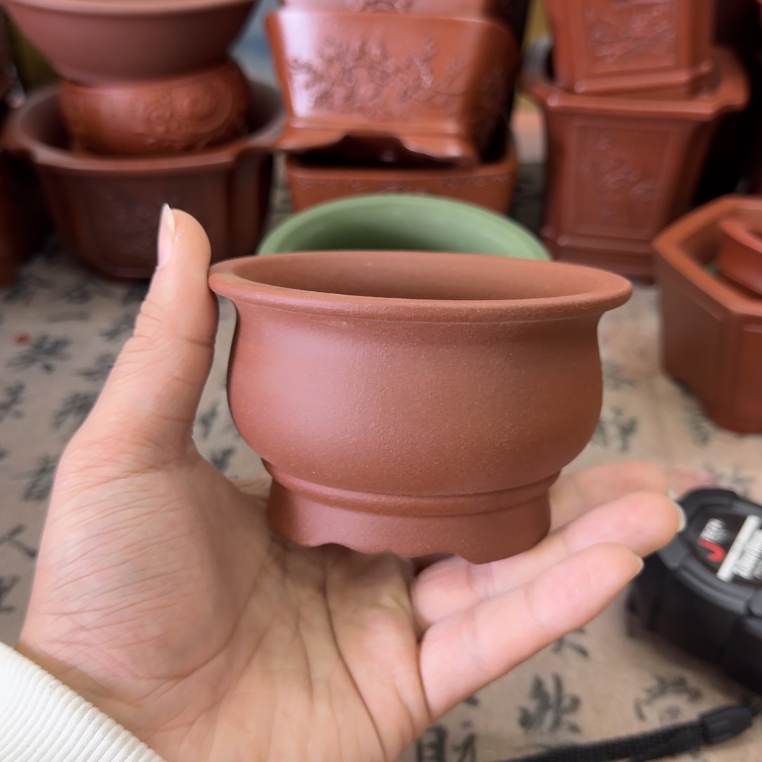 紫砂花盆宜兴紫砂正品9x5