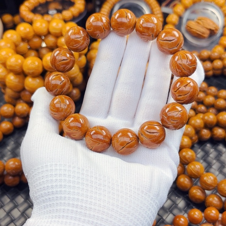 桃核手串灵****园龙纹16尺寸