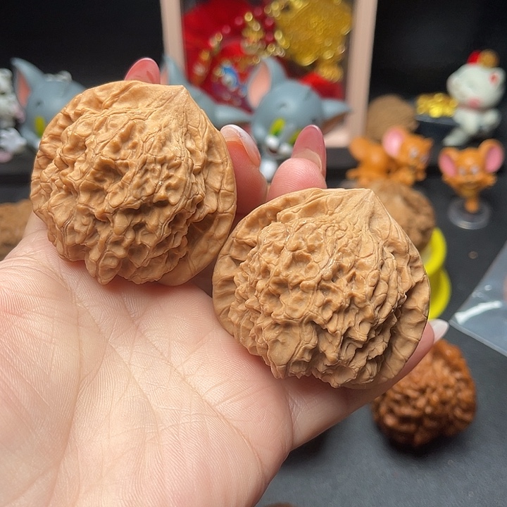 吊坠文玩核桃雨*官帽52