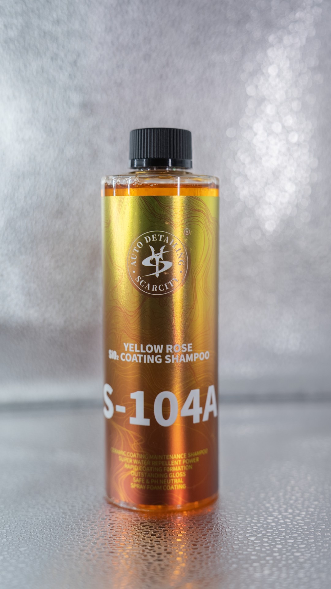 SCARCITY黄玫瑰陶瓷涂层洗车液S-104A养护徐逹發镀膜洗车液