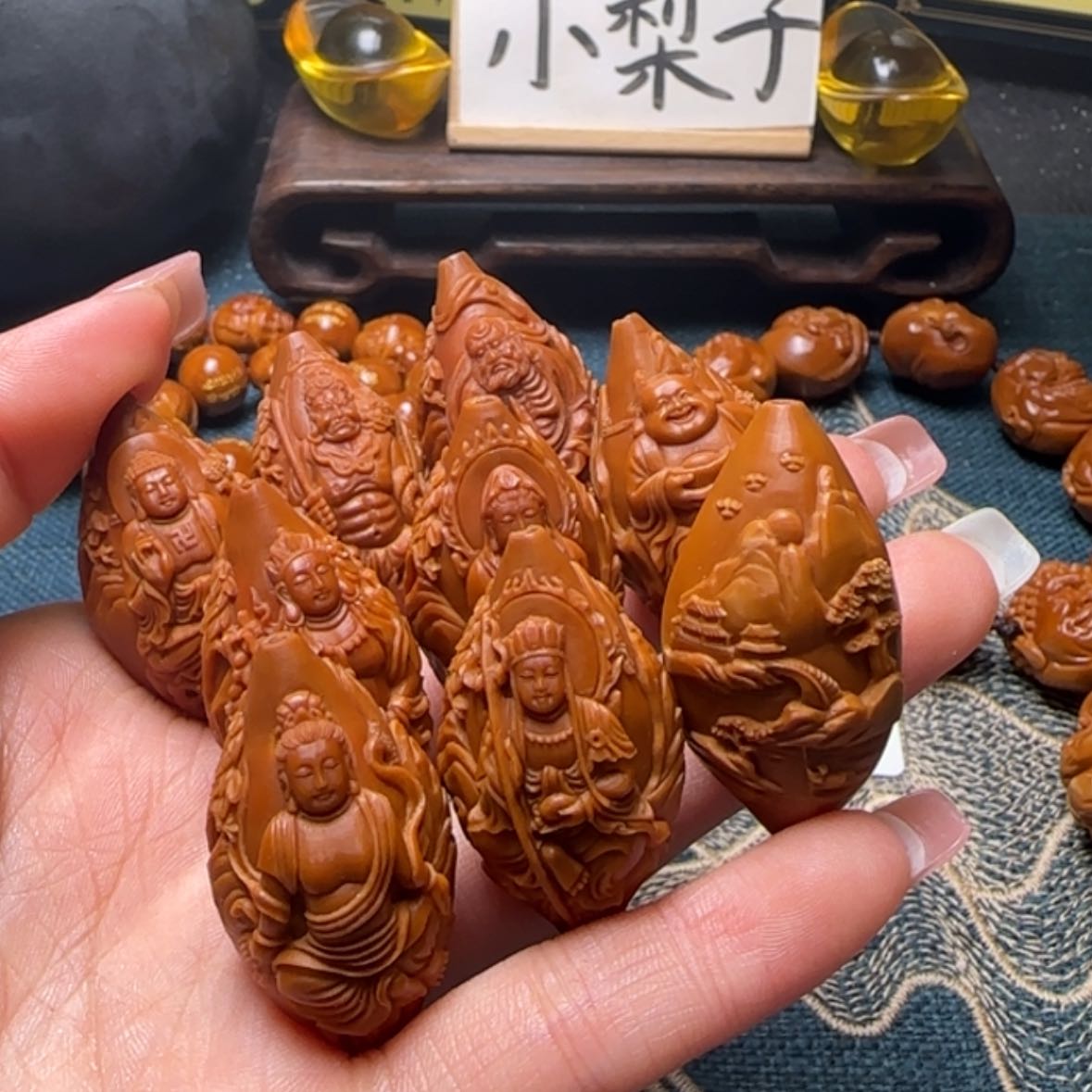 【闪购商品】橄榄核手串风景万佛