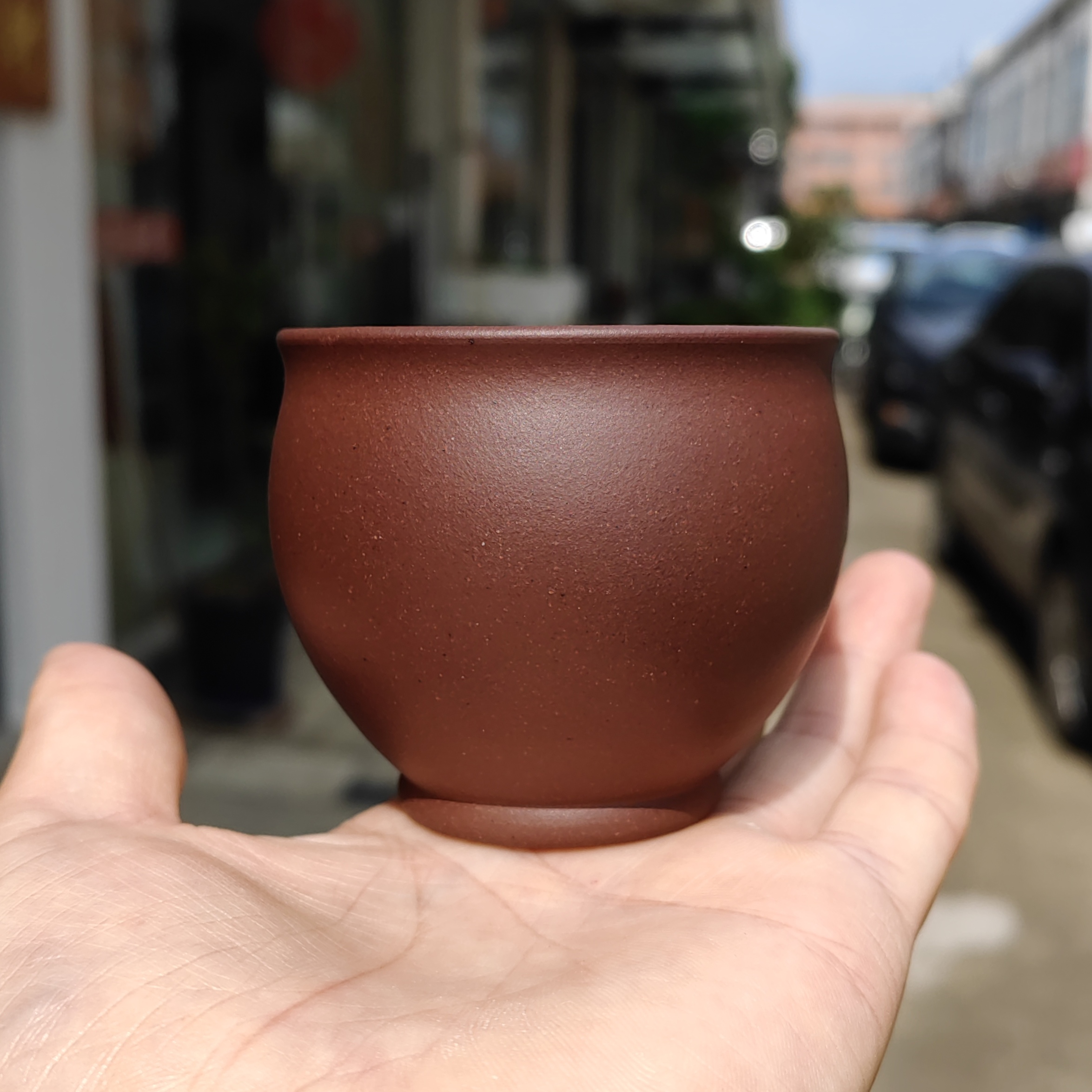 水缸杯纯矿零添加主人杯黄龙山底槽青紫砂杯功夫茶杯石磨练泥