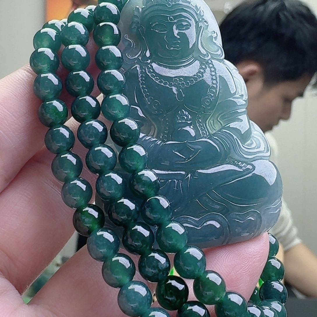 翡翠未镶嵌颈饰tyyy556