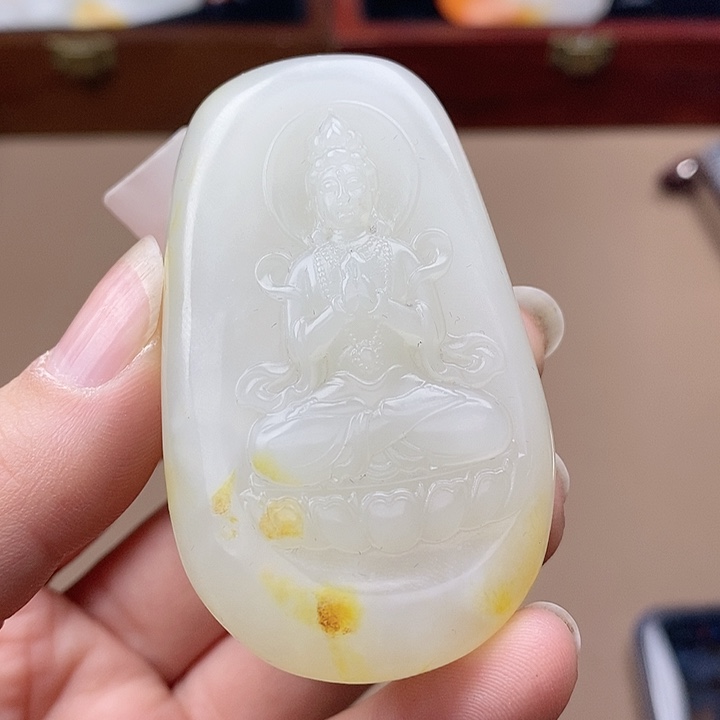 和田玉挂件未镶嵌F