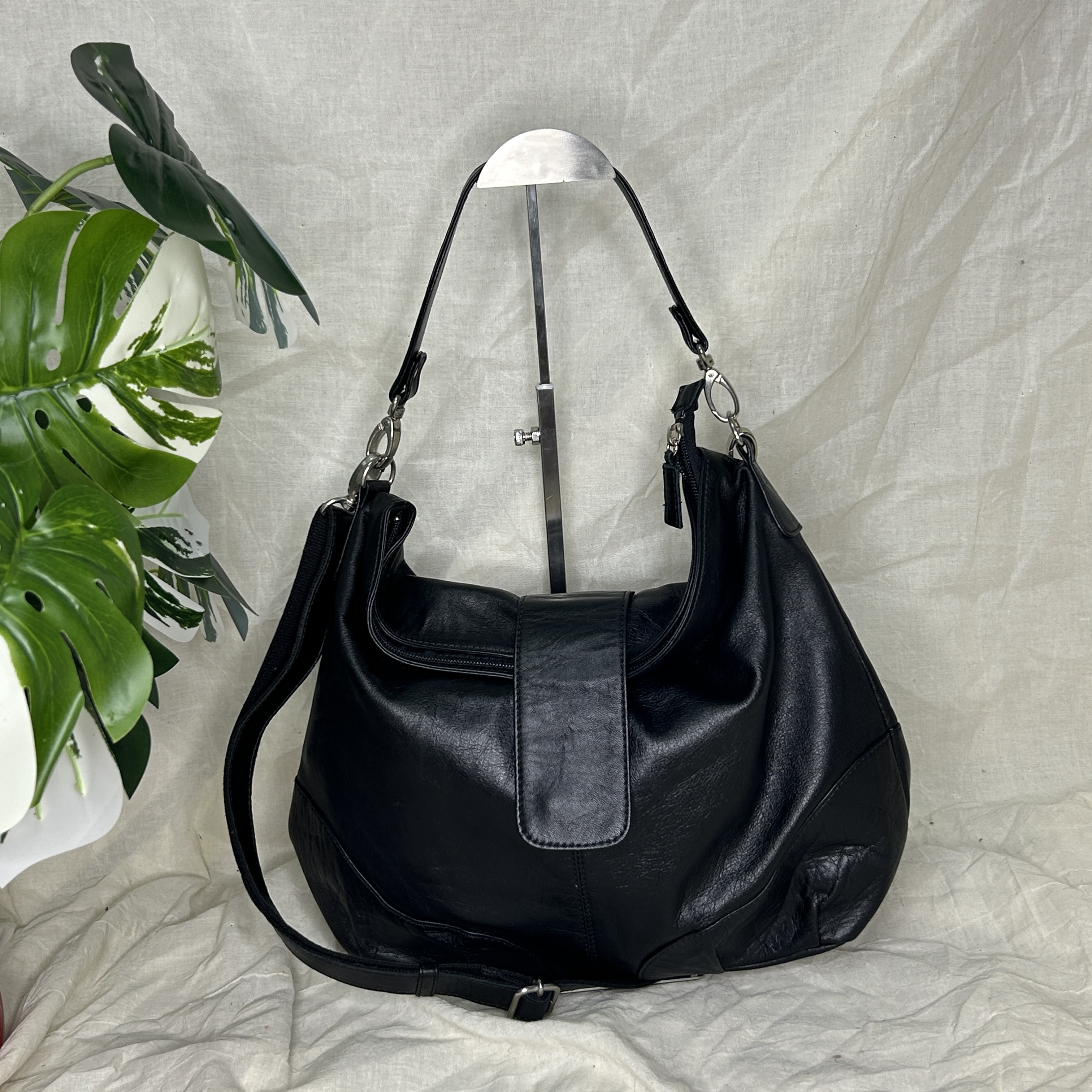 中古包no退no换｜软牛皮 慵懒松弛感单肩斜挎包