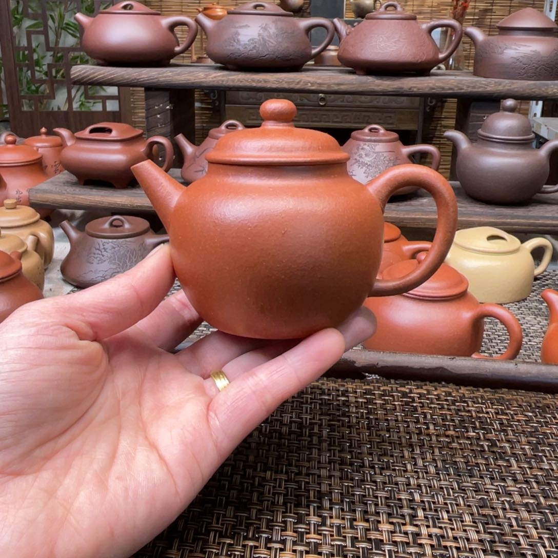 紫砂茶壶宜兴原矿紫砂手工制170全