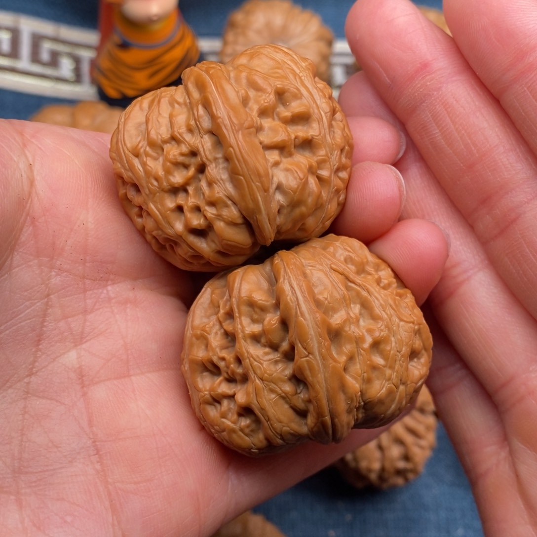 文玩核桃把件41无药元宝