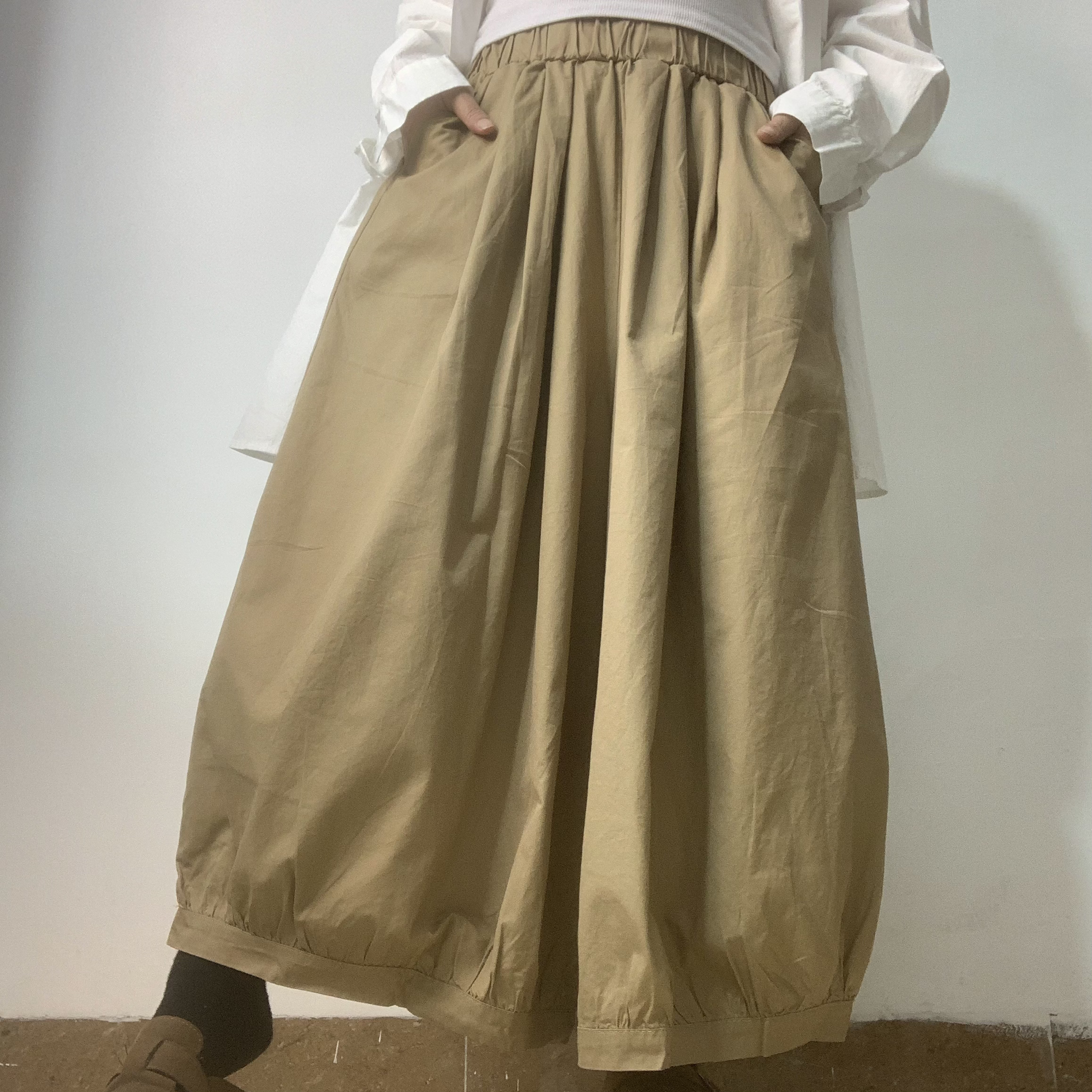 大版休闲百搭灯笼九分裤366#