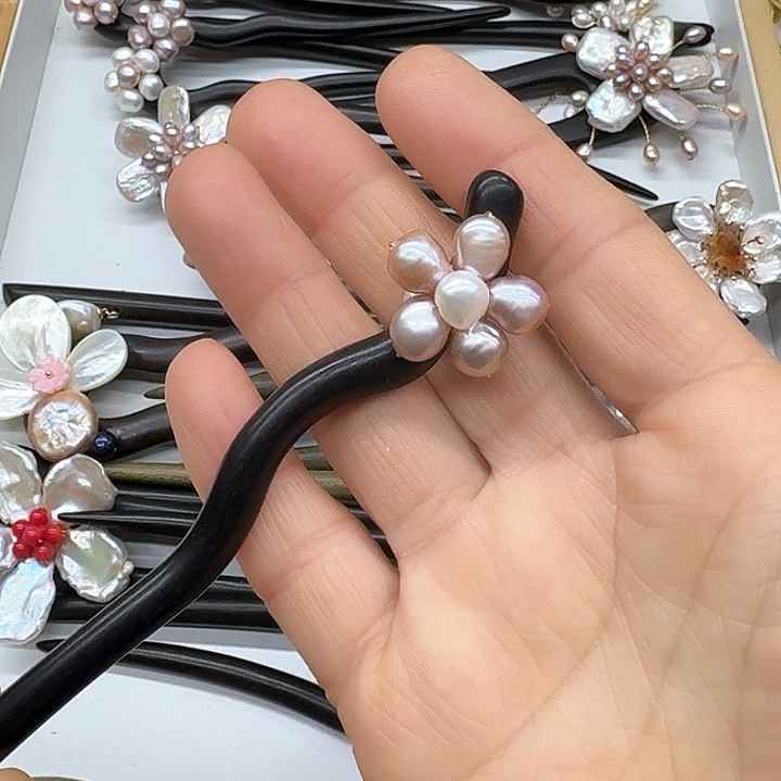 淡水珍珠珍珠银S925镶嵌