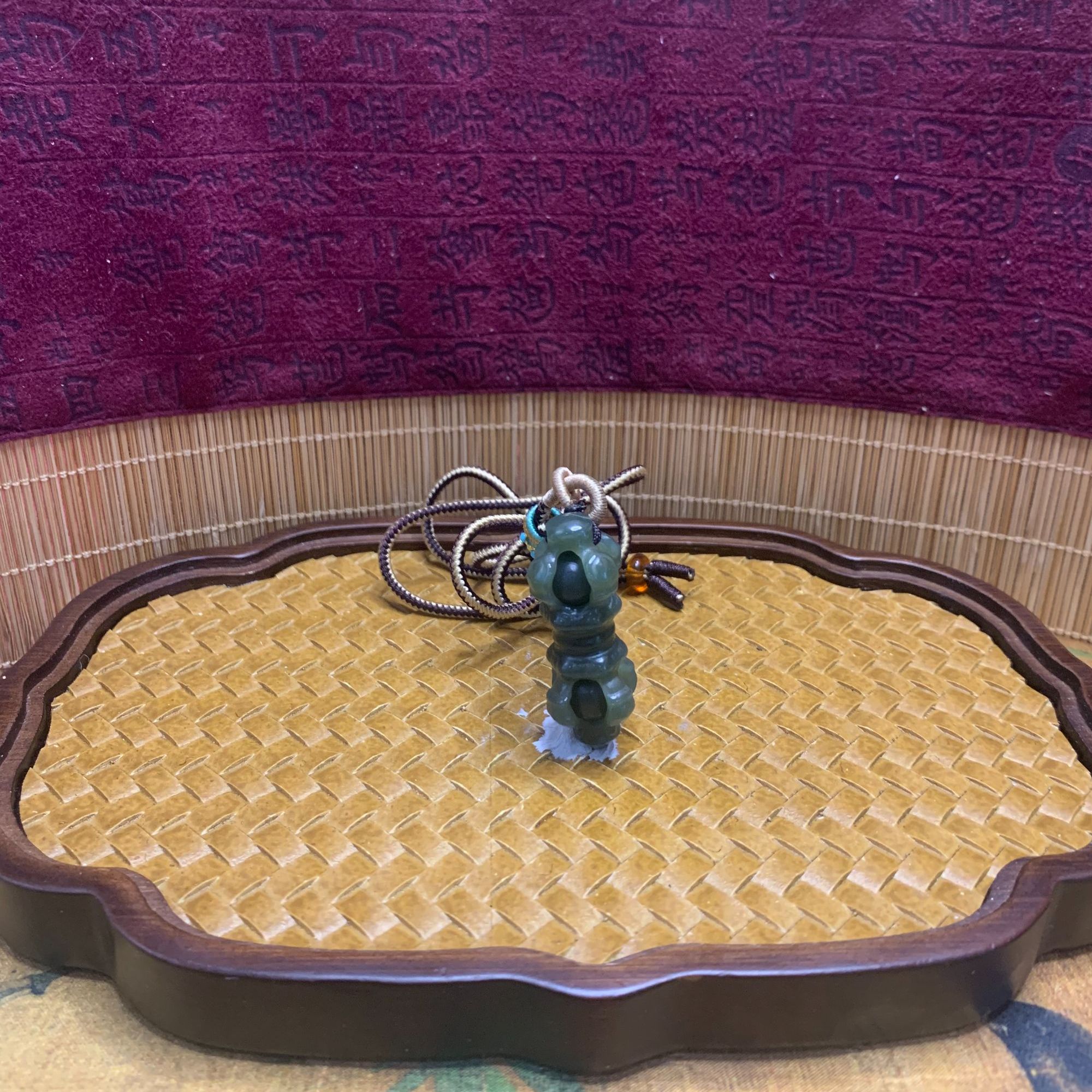 Z和田玉降魔杵吊坠0511