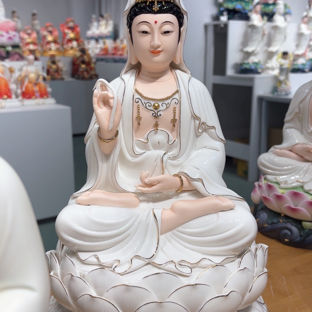 【闪购商品】摆件瓷摆件观音14吋