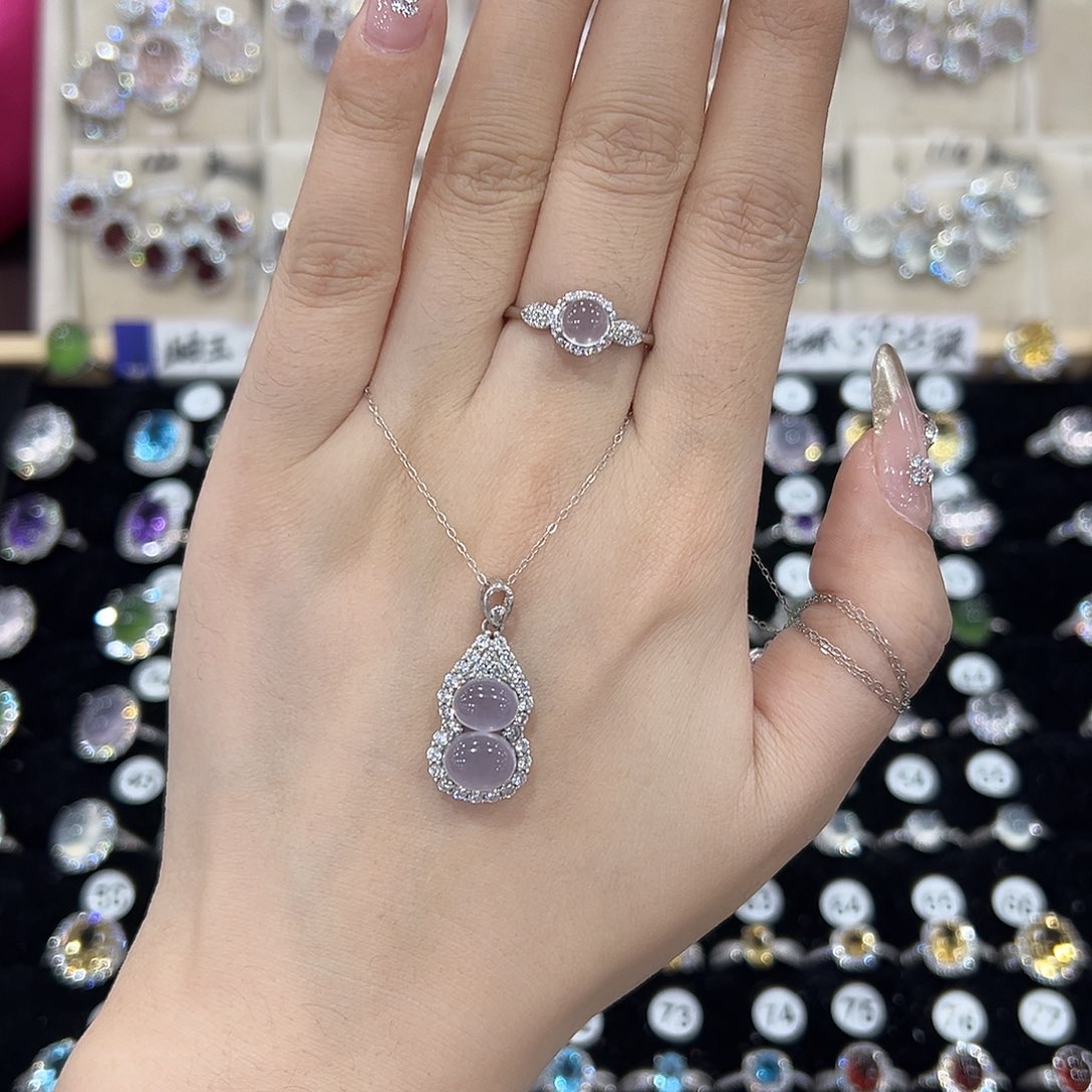 爱***差萤石银S925镶嵌戒指