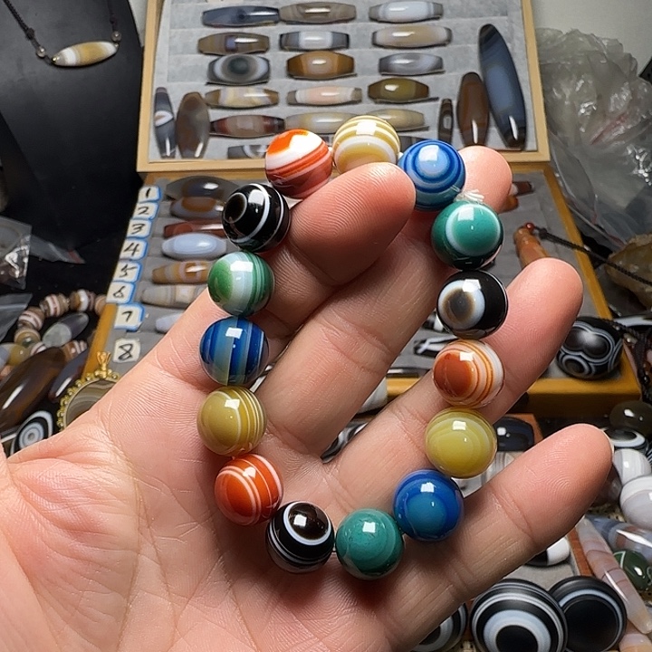 玛瑙/玉髓未镶嵌手串