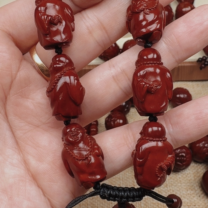 䲜**䲜橄榄核精品整神弥勒88