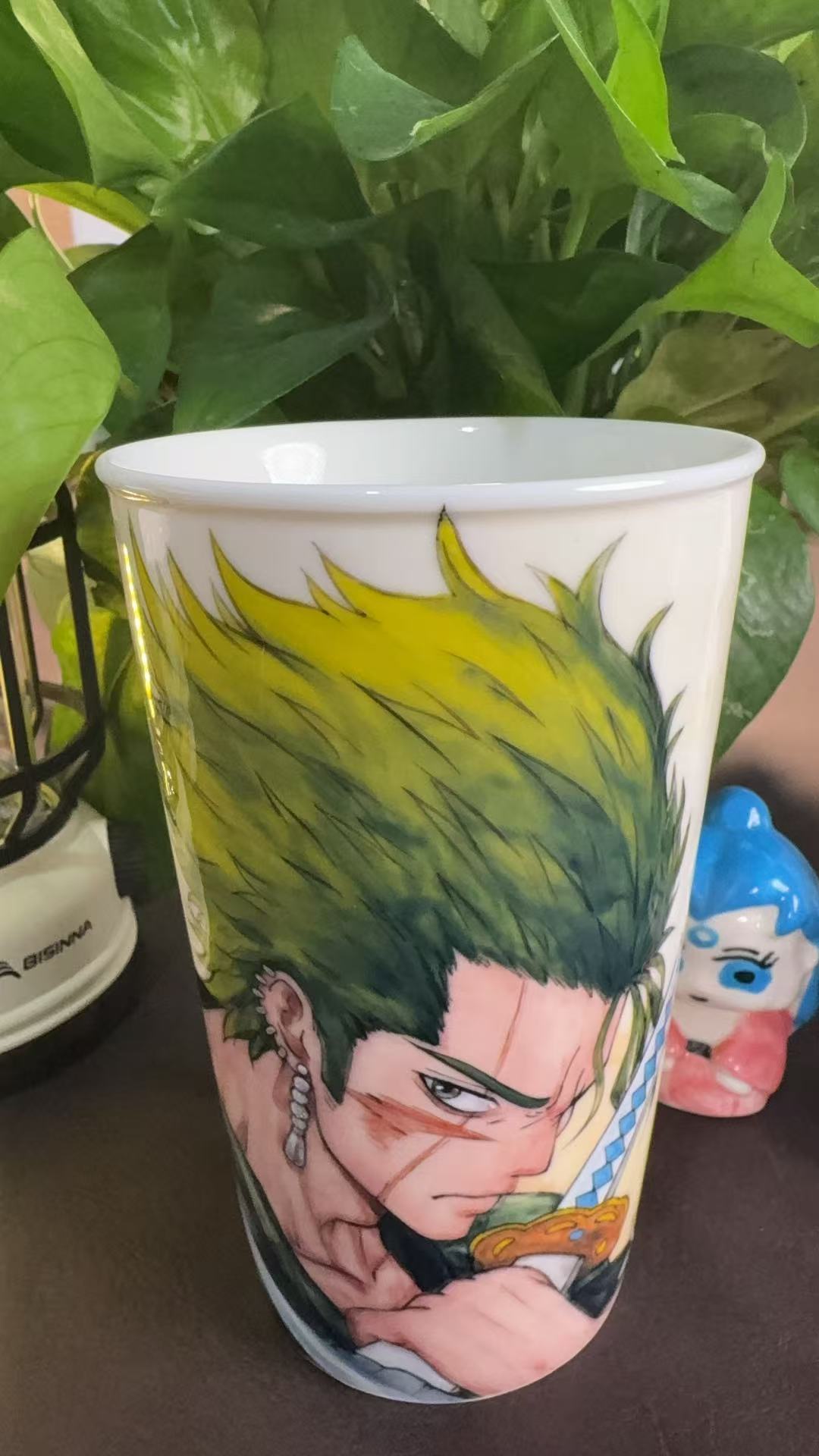 【瓷韵】海贼王系列索隆手工手绘马克杯