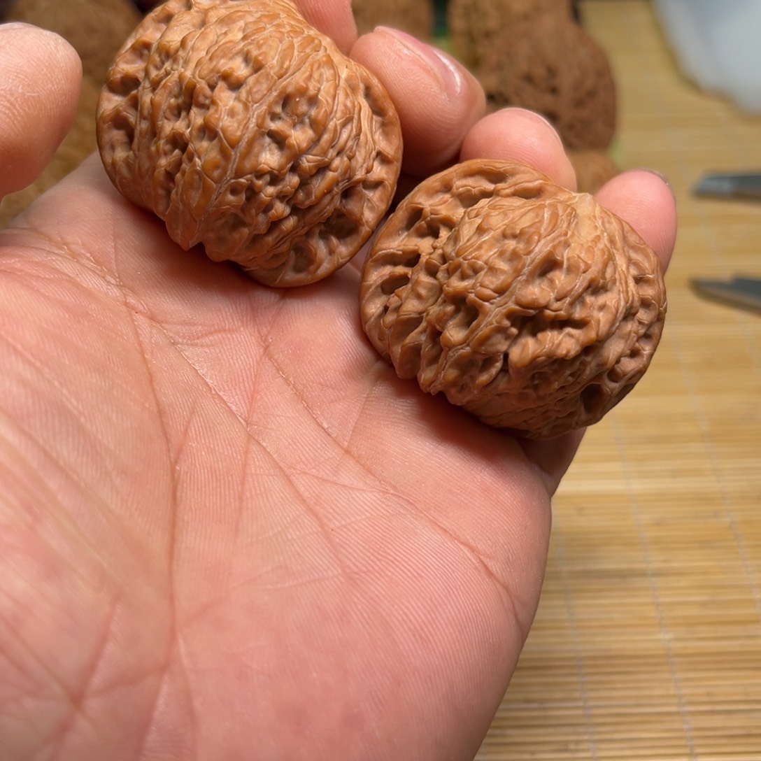 把件桃核全品无修磨盘43尺