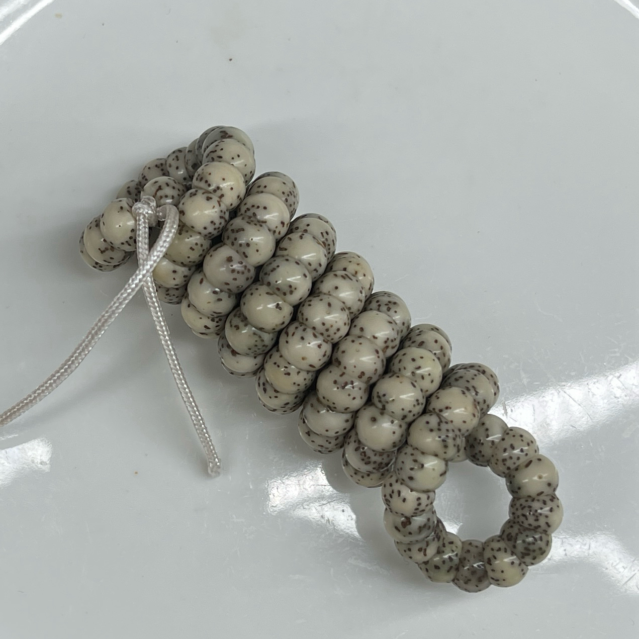 海南原生态石玉料卡7mm蒜瓣大肠（108+12颗备籽）