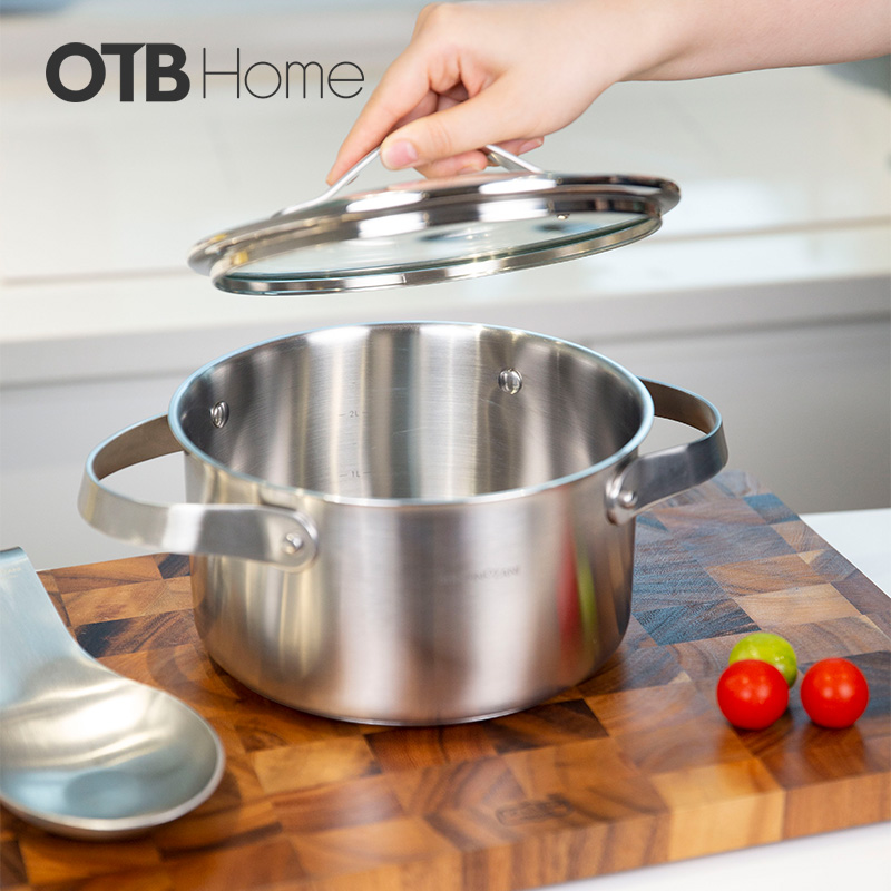 意大利尚尼不锈钢汤锅304食品级加厚家用大容量煮炖汤燃气灶通用